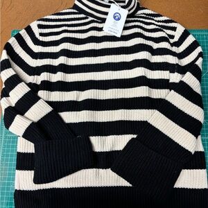 & Other Stories Striped Turtleneck Sweater- Stockholm Atelier women’s XS